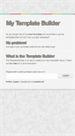 Mobile Screenshot of mytemplatebuilder.revaxarts-themes.com